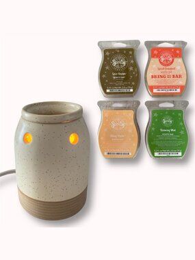 ScentSationals wax warmer + 4 Scentsy wax melts